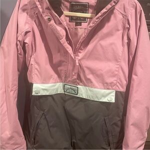 Billabong Light Pink Jacket with Black Accents